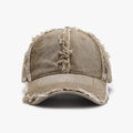 Raw Hem Cotton Baseball Cap - Hovatok