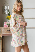 Heimish Full Size Multi Color Floral Open Cardigan Plus Size - Hovatok