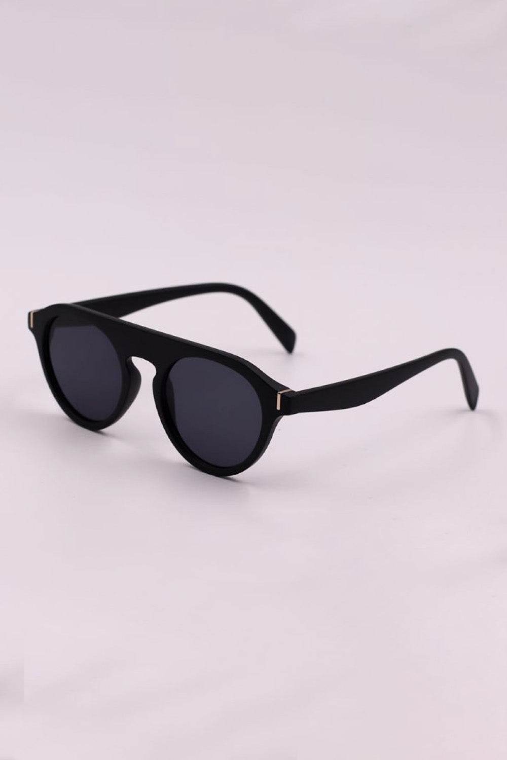3-Piece Round Polycarbonate Full Rim Sunglasses - Hovatok