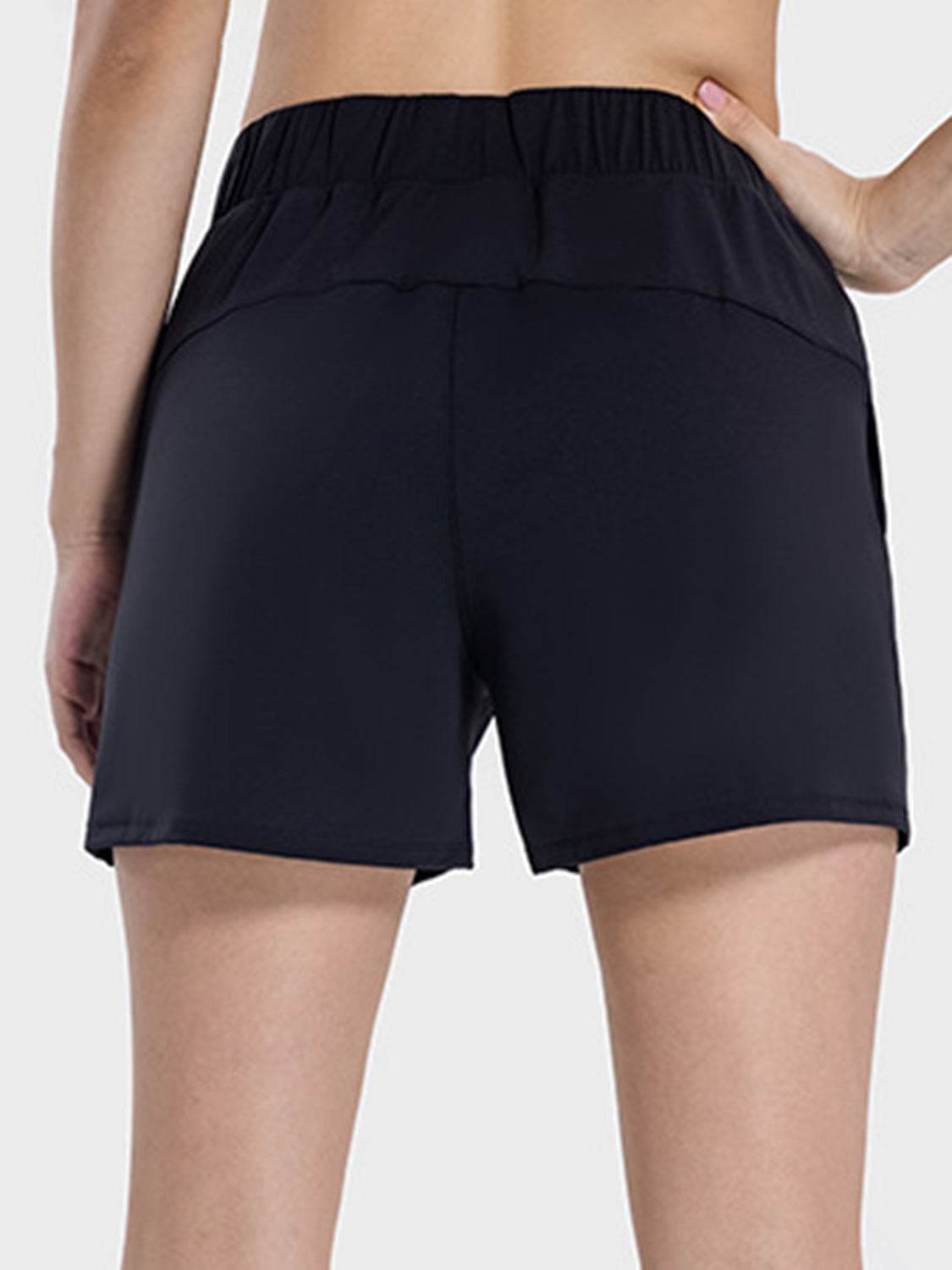 Millennia Elastic Waist Active Shorts - Hovatok
