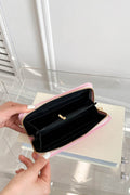 Solid Color Fluff Rectangle Wallet - Hovatok