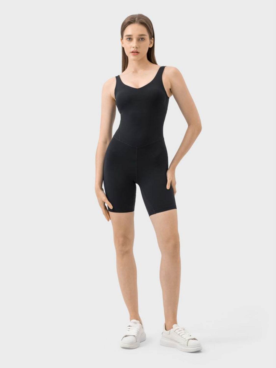 Millennia Wide Strap Active Romper - Hovatok