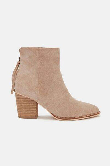 Beast Fashion Suede Point Toe Ankle Booties - Hovatok
