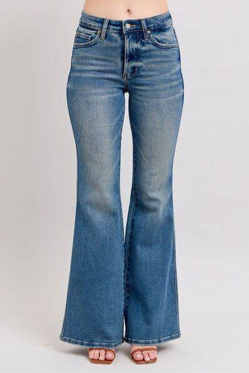 Judy Blue MR Tummy Control Vintage Wash Jeans - Hovatok