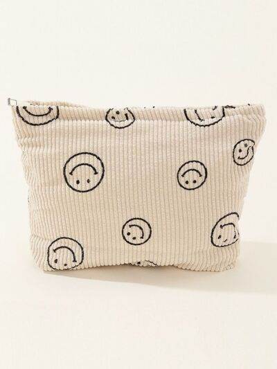 Zenana Corduroy Smile Clutch Bag - Hovatok