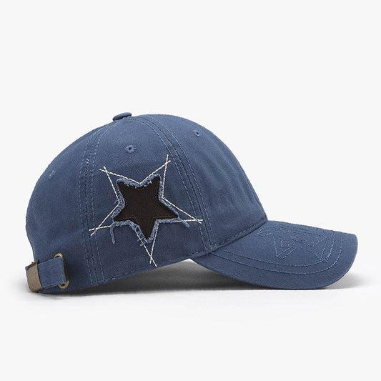 Adjustable Star Raw Hem Cap - Hovatok