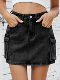 Cargo Denim Skirt - Hovatok