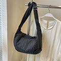 Pleated Dumpling Crossbody Bag - Hovatok