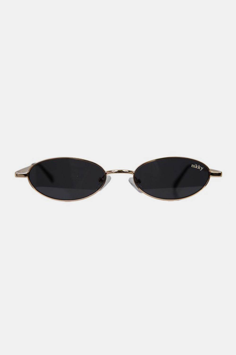 Nicole Lee USA Metal Frame Finley Oval Sunglasses - Hovatok