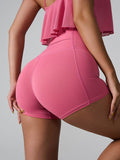 High Waist Active Shorts - Hovatok