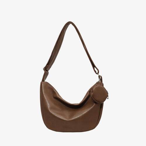 PU Leather Crossbody Bag with Small Purse - Hovatok