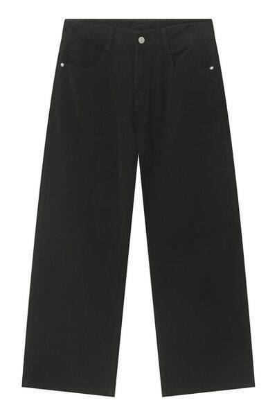 Men's Mid-Rise Straight-Leg Jeans - Hovatok