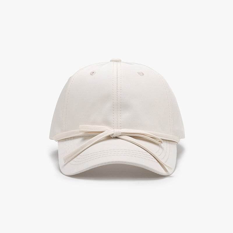 Tied Bow Cotton Baseball Cap - Hovatok