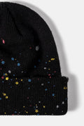 Confetti Rib-Knit Cuff Beanie - Hovatok