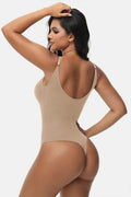Spaghetti Strap Tummy Control Bodysuit - Hovatok