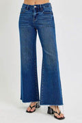 RISEN Tummy Control High Rise Wide Leg Jeans - Hovatok