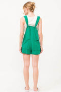 And The Why Button Up Tie Back Sleeveless Romper - Hovatok