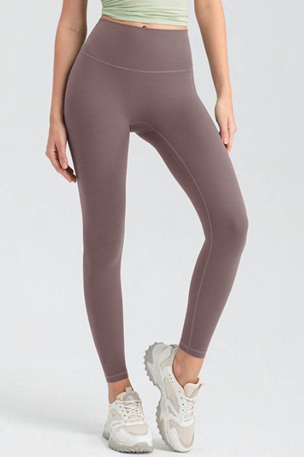 Wide Waistband High Waist Sport Leggings - Hovatok