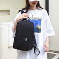 Solid Color Nylon Backpack Bag - Hovatok