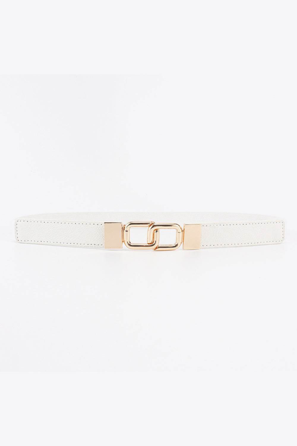 Geometric Double Buckle Elastic Belt - Hovatok