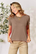 Basic Bae Full Size Round Neck Short Sleeve T-Shirt - Hovatok