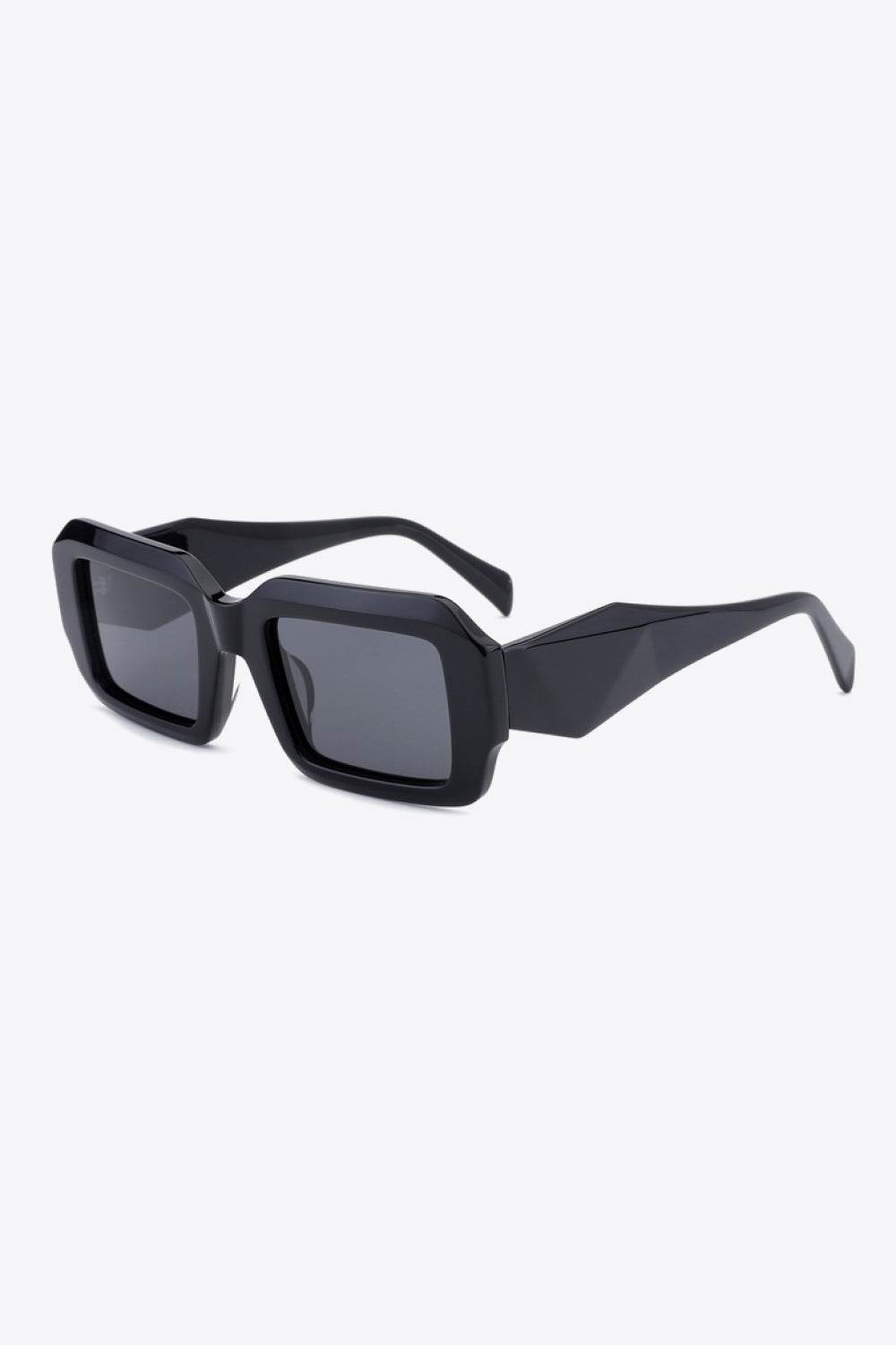 Rectangle TAC Polarization Lens Full Rim Sunglasses - Hovatok