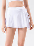 High Waist Active Skort with Pockets - Hovatok