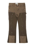 Men's Color Block Jeans with Pockets - Hovatok