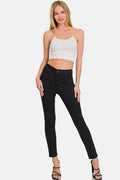 Zenana High Rise Skinny Jeans with Pockets - Hovatok