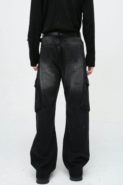 Baggy Jeans with Cargo Pockets - Hovatok