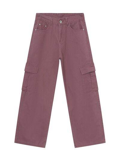 Wide Leg Cargo Jeans - Hovatok