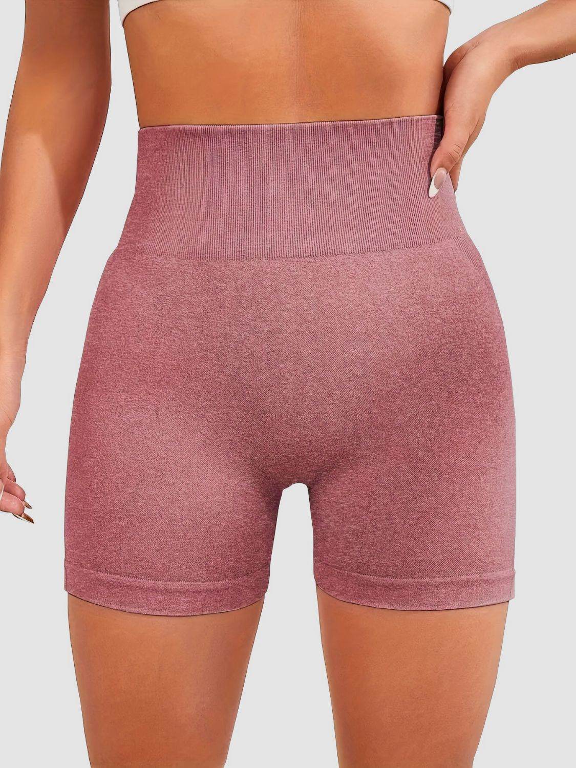 High Waist Active Shorts - Hovatok
