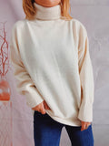 Turtleneck Long Sleeve Sweater - Hovatok