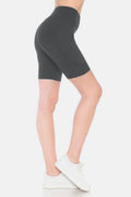 Leggings Depot Full Size High Waist Active Shorts - Hovatok