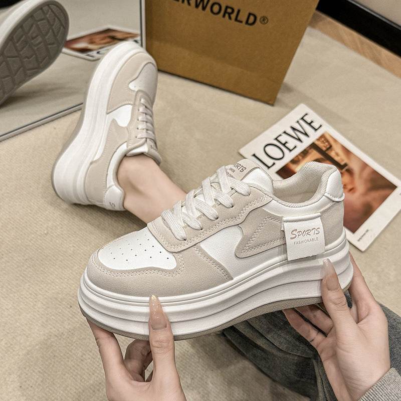 Contrast Platform Sneakers - Hovatok