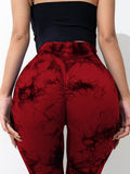 Tie-Dye High Waist Active Leggings - Hovatok