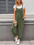 Lovelet Knotted Strap Overalls with Pockets - Hovatok