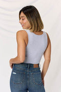 Zenana Square Neck Wide Strap Cropped Cami - Hovatok