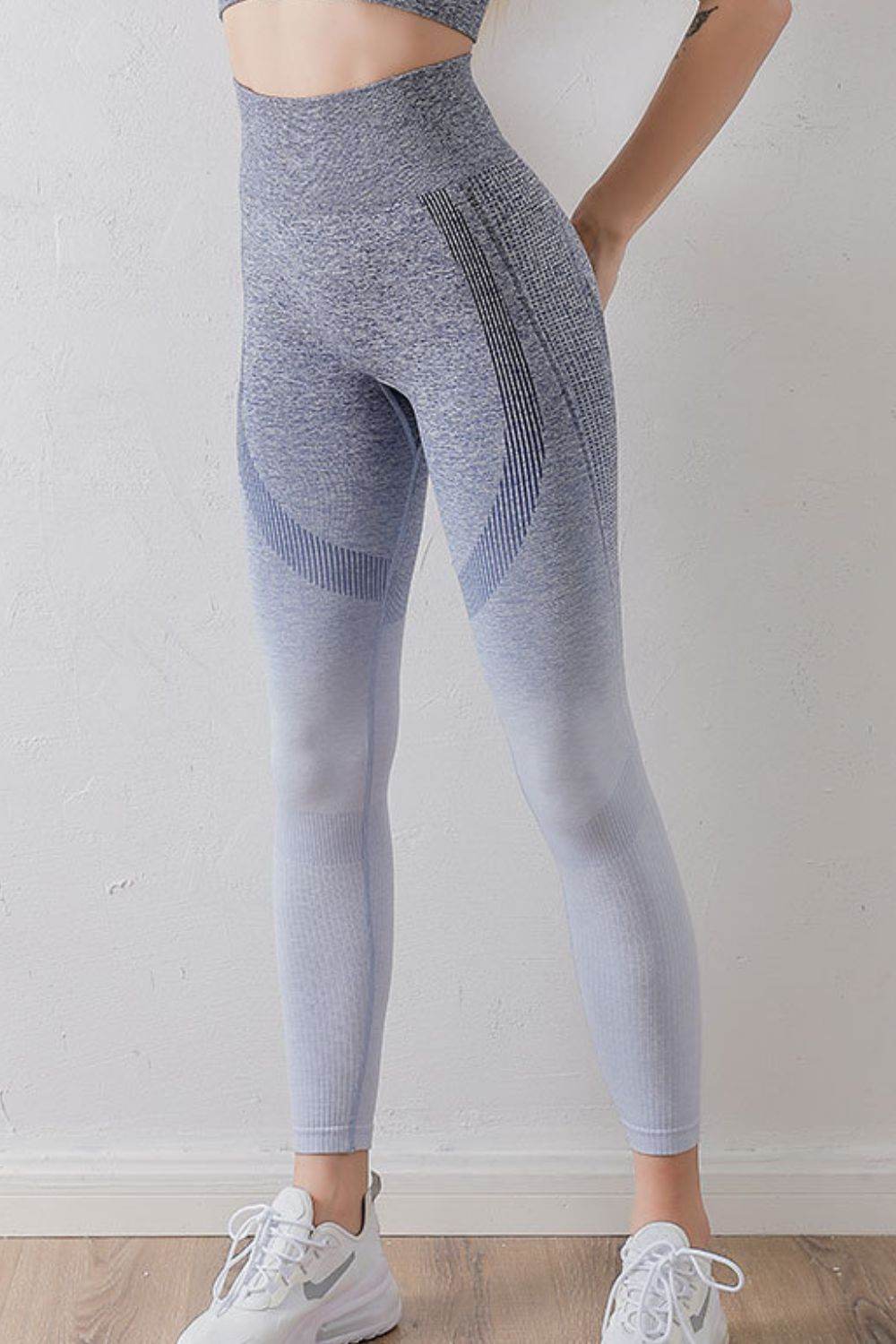 Gradient High Waist Sports Leggings - Hovatok