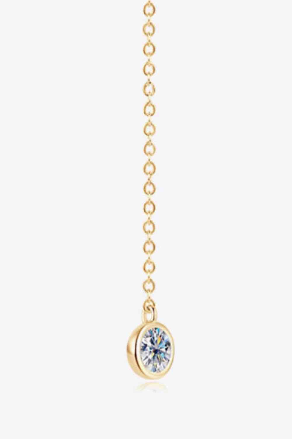Adored Moissanite Chain Earrings - Hovatok