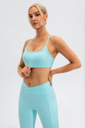Crisscross Spaghetti Strap Active Cami - Hovatok