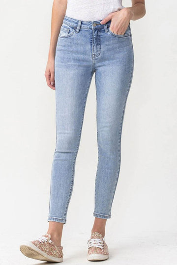 Lovervet Full Size Talia High Rise Crop Skinny Jeans - Hovatok