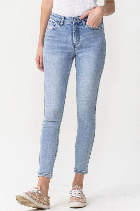 Lovervet Full Size Talia High Rise Crop Skinny Jeans - Hovatok