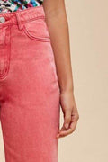 Annie Wear Distressed Raw Hem Jeans - Hovatok