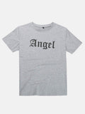 Perfee ANGEL Round Neck Short Sleeve T-Shirt - Hovatok