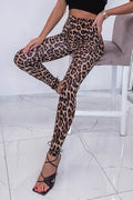 Leopard High Waist Leggings - Hovatok