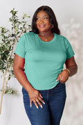 Basic Bae Full Size Round Neck Short Sleeve T-Shirt - Hovatok