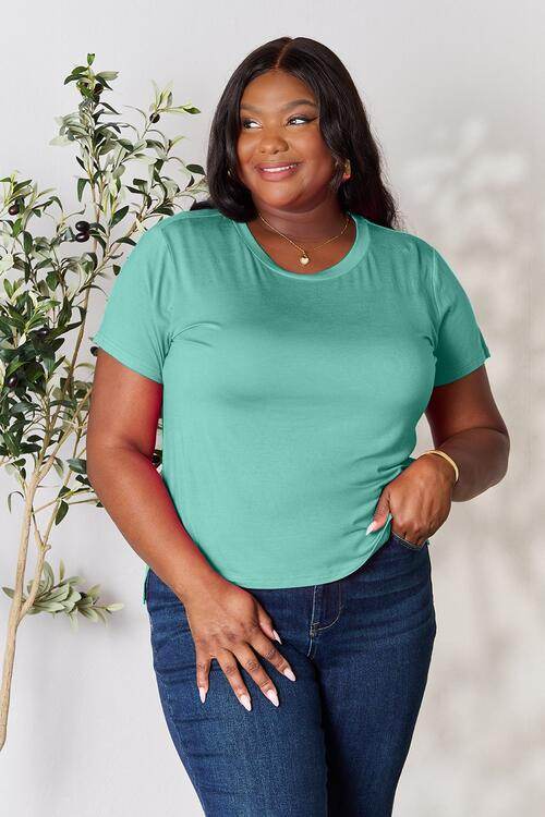 Basic Bae Full Size Round Neck Short Sleeve T-Shirt - Hovatok