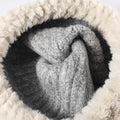 Fuzzy Hem Knit Hat - Hovatok