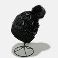Thermal Knit Hat with Pompom - Hovatok